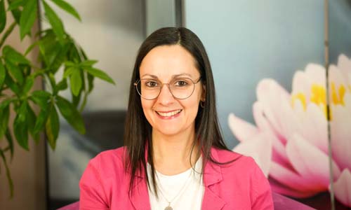 Jana Ulrich in Ihrer Praxis
